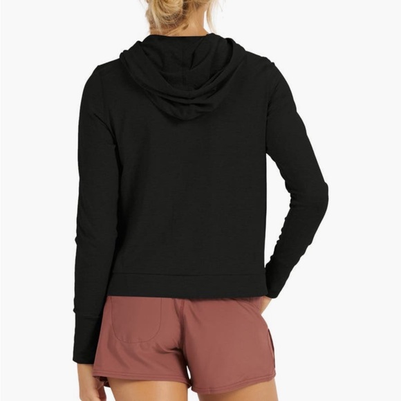 VUORI HALO ESSENTIAL HOODIE BLACK HEATHER SIZE SMALL NWT - Picture 3 of 12